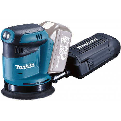 Makita DBO180Z Akkus excentercsiszoló 123mm, Li-ion LXT 18V, akku és töltő nélkül