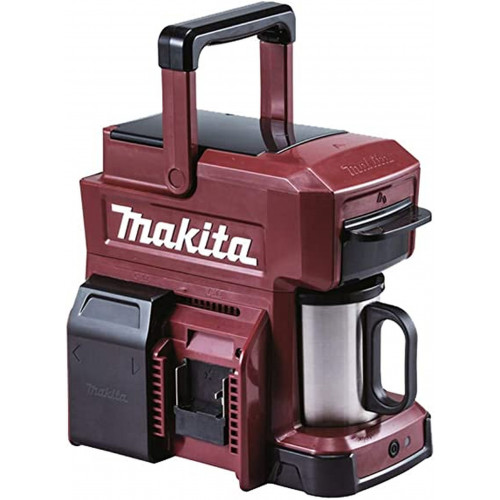 Makita DCM501ZAR Akkus kávéfőző Li-ion 18V, akku és töltő nélkül, bordó