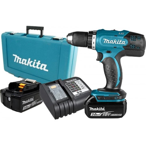 Makita DDF453SFE Akkus fúró-csavarbehajtó Li-ion LXT (2x3,0Ah/18V) koffer