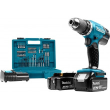 Makita DDF453SFX1 Akkus fúró-csavarbehajtó tartozékokkal Li-ion LXT (2x3,0Ah/18V)