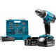 Makita DDF453SFX1 Akkus fúró-csavarbehajtó tartozékokkal Li-ion LXT (2x3,0Ah/18V)