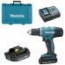 Makita DDF453SYE fúró-csavarbehajtó 2x Li-Ion Akku, 18V/1,5Ah