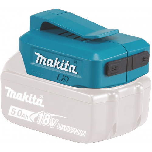 Makita DEAADP05 Adapter 2 USB porttal 14,4V/18V LXT