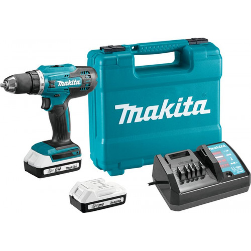 Makita DF488DWE Akkumulátoros Fúró-Csavarbehajtó Li-ion (2x1,5Ah G/ 18V)