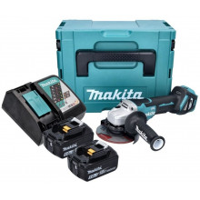 Makita DGA515RTJ Akkus sarokcsiszoló 125mm Li-ion LXT (18V/2x5,0Ah) Makpac