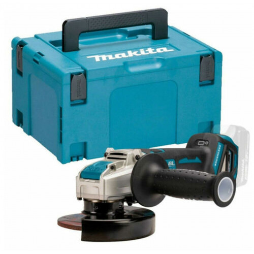 Makita DGA519ZJ Akkus sarokcsiszoló X-Lock 125mm, Li-ion 18V, akku és töltő nélkül, Makpac