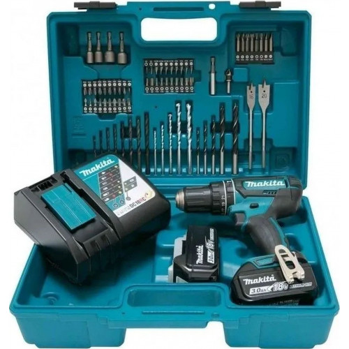 Makita DHP482RFX1 Akkus ütvefúró-csavarbehajtó (18V/2x3.0Ah) kofferben