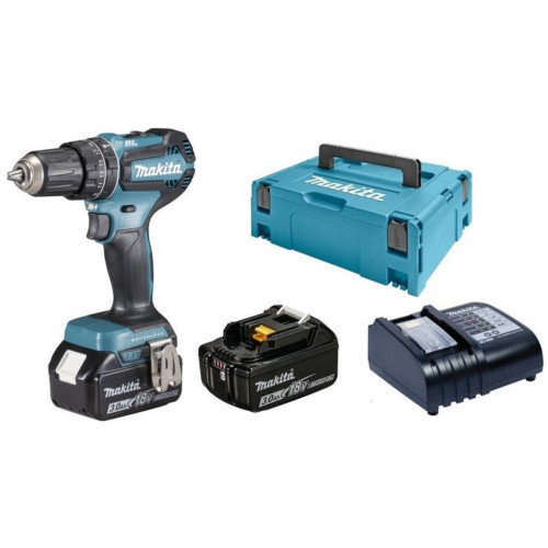 Makita DHP485SFJ Akkus ütvecsavarozó Li-ion LXT 18V/3.0 Ah, Makpac