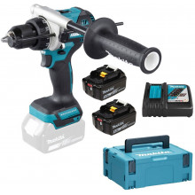Makita DHP486RTJ Akkus ütvefúró-csavarbehajtó Li-ion LXT (18V/2x5,0Ah), Makpac