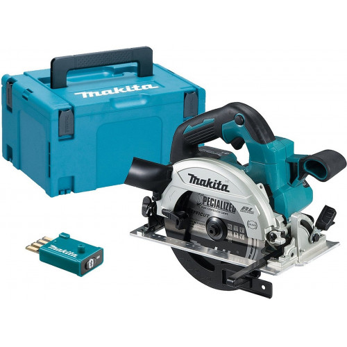 Makita DHS661ZJU Akkus körfűrész 165mm AWS Li-ion LXT 18V, akku és töltő nélkül, Makpac