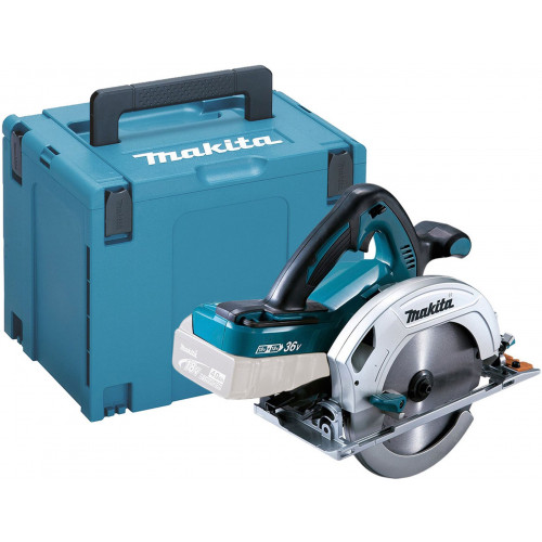 Makita DHS710ZJ Akkus körfűrész Li-ion LXT 2x18V, Makpac, akku és töltő nélkül