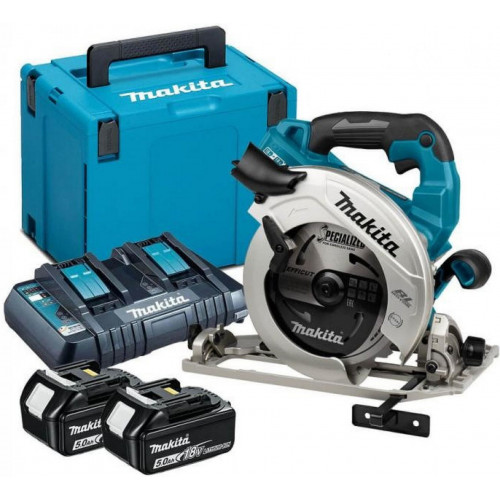 Makita DHS782PT2J Akkus körfűrész 190mm Li-ion LXT (2x5,0Ah/18V), Makpac