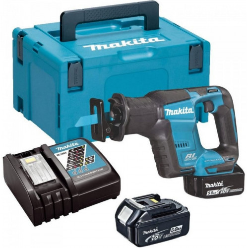 Makita DJR188RTJ Akkus orrfűrész Li-ion LXT (2x5,0Ah/18V), Makpac