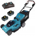 Makita DLM539CT2 Akkus fűnyíró 530mm Li-ion LXT (2x5,0Ah/18V)