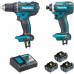 Makita DLX2127TJ1 Akkus szett DDF482+DTD152 Li-ion LXT 18V (3x5,0Ah+DC18RC+MAKPAC)
