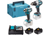 Makita DLX2528TJ Akkus gépszett DDF492 + DTW300 + (18V/2x5,0Ah) + Makpac