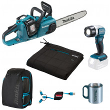 Makita DLX3129TX1 Akkus gépszett DUC353Z+DCB200A+DEADML808 Li-ion 18V LXT (2x5,0Ah+DC18RD)