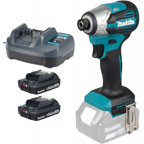 Makita DTD158WVE Akkus ütvecsavarbehajtó 1/4" Li-ion LXTB (18V/2x2,0Ah) koffer Makita DTD158WVE Akkus ütvecsavarbehajtó 1/4" Li-ion LXTB (18V/2x2,0Ah) koffer