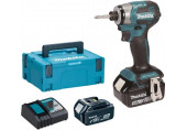 Makita DTD173RTJ Akkus ütvecsavarozó 1/4" Li-ion LXT (18V/2x5,0Ah) Makpac