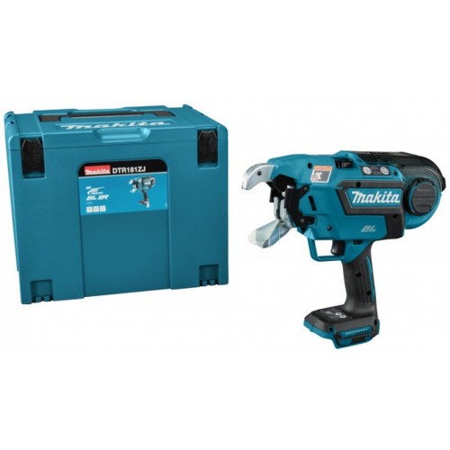 Makita DTR181ZJ Akkus betonacél kötöző Li-ion LXT 18V, akku és töltő nélkül, Makpac