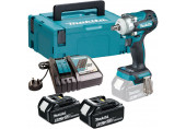 Makita DTW300RTJ Akkus ütvecsavarozó (1/2"/330Nm) Li-ion LXT (18V/2x5,0Ah) Makpac