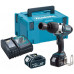 Makita DTW450RTJ Akkus ütvecsavarbehajtó 1/2" Li-ion LXT 18V/5,0Ah, Makpac
