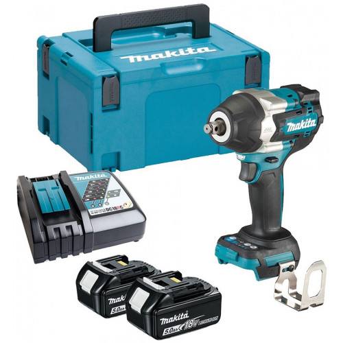 Makita DTW700RTJ akkus ütvecsavarbehajtó 1/2 "Li-ion LXT (2x18V/5,0Ah), Makpac 2