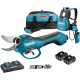 Makita DUP362PT2 akkus metszőolló, Li-ion LXT 2x18V/5,0 Ah