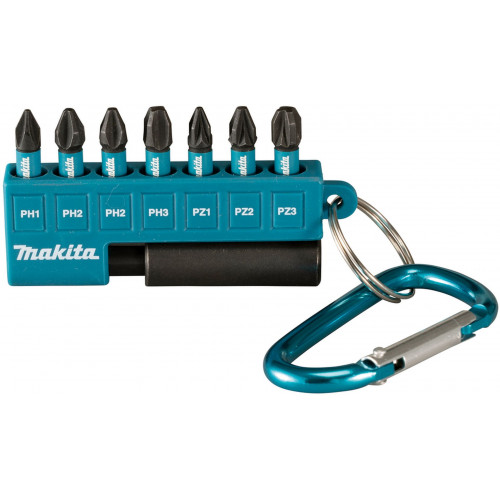 Makita E-11994 Impact Black torziós csavarbehajtó bitkészlet, 1/4", 8 db