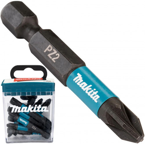 Makita E-12413 Impact Black Torziós bit 1/4" PZ2, 50mm 10 db Makita E-12413 Impact Black Torziós bit 1/4" PZ2, 50mm 10 db