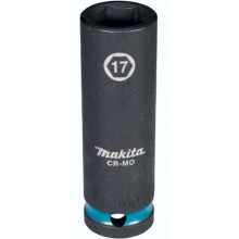 Makita E-16477 Impact Black Gépi dugókulcs Cr-Mo 1/2" square drive  17mm=old B-52211