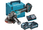 Makita GA005GM201 Akkus sarokcsiszoló 125mm Li-ion XGT (2x4,0Ah/40V) Makpac 4