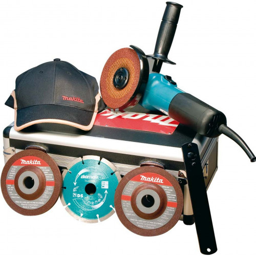 Makita GA5030RSP3 sarokcsiszoló kofferben, 125 mm, 720 W