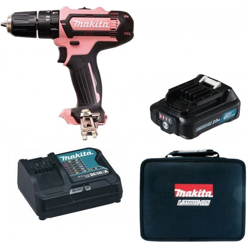 Makita HP331DSAP1 akkus ütvefúró-csavarbehajtó Li-ion CXT 12V/2,0Ah, Pink Edition