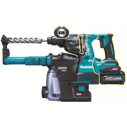 Makita HR001GZ03 akkus SDS-Plus fúró-vésőkalapács AWS Li-ion XGT 40V, és töltő nélkül