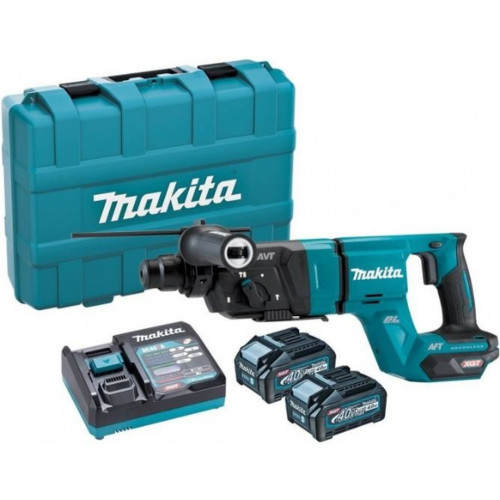 Makita HR007GM201 Akkus SDS-Plus fúró-vésőkalapács AWS Li-ion XGT (2x4,0Ah/40V) koffer
