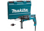 Makita HR2630X7 Fúró-vésőkalapács kofferben (800W/2,4J) + Gyorstokmány adapterrel