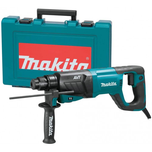 Makita HR2641 Fúró-vésőkalapács AVT, SDS-Plus (800W/2,4J) koffer