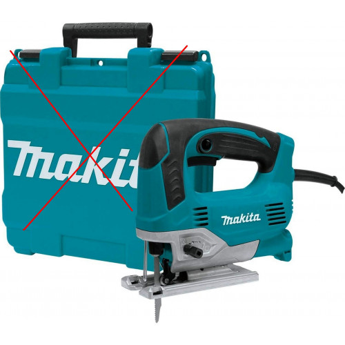 KIÁRUSÍTÁS Makita JV0600K szúrófűrész, 650 W, 90 mm SZERVIZELT, KOFFER NÉLKÜL
