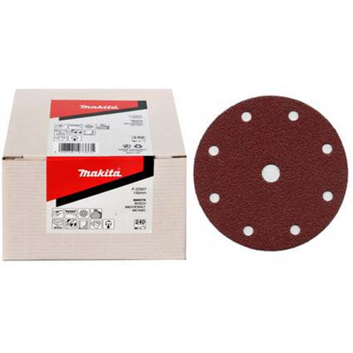 Makita P-37596 excenter csiszolópapír "E" papíron, 6 lyukú, 150mm K100 50db