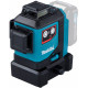 Makita SK700D Akkus vonallézer, vörös Li-ion CXT 10,8/12V, akku és töltő nélkül