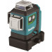 Makita SK700GD Akkus vonallézer, zöld Li-ion CXT 10,8/12V, akku és töltő nélkül