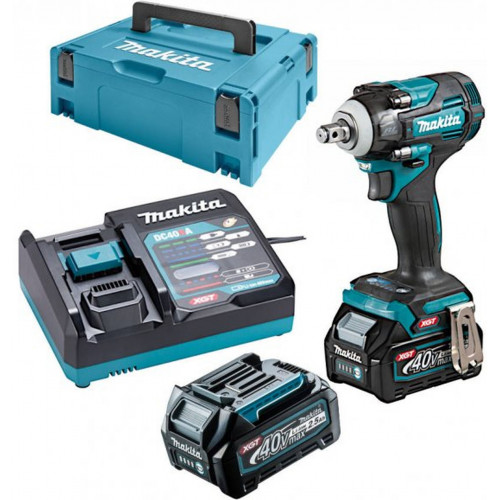 Makita TW004GD201 akkus ütvecsavarbehajtó 1/2"Li-ion XGT, 2x 40V/2,5Ah