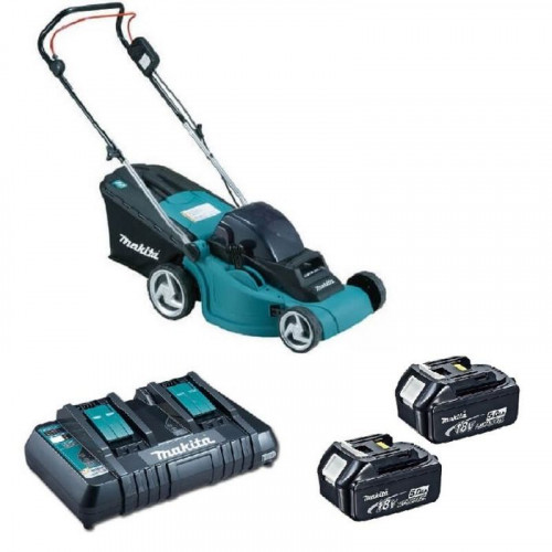 Makita DLM380PT2 akkus fűnyíró (2x18V/2x5.0Ah/38cm)