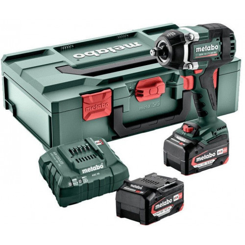 Metabo SSW 18 LTX 800 BL Akkus ütvecsavarozó 1/2" (18V/2x5,2Ah) MetaBOX 602403650