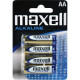 MAXELL alkáli ceruzaelemek LR6 4BP 4xAA (R6) 35009655o