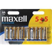 MAXELL alkáli ceruzaelem, LR6, 10BP, 10 x AA 35032357