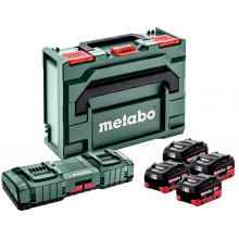 Metabo Akkumulátor és töltő szett (18V/4x10,0Ah) metaBOX 145 685143000
