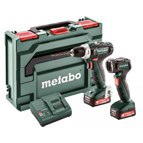 Metabo 601036900 PowerMaxx BS 12+ULA12 Gépcsomag, MetaBOX 118