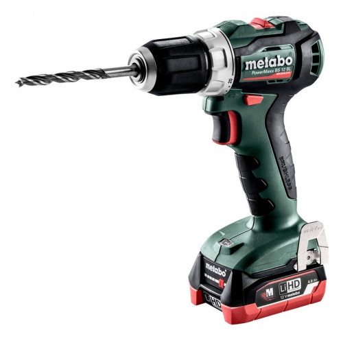 Metabo 601038800 PowerMaxx BS 12 BL Akkus fúrócsavarozó 12v, 2x4 Ah, MetaBOX